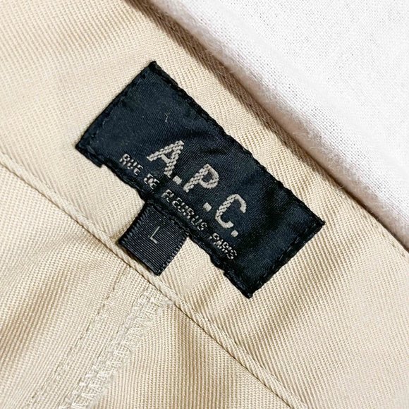 A.P.C. PANTS CHINO KHAKIS LARGE - Picture 3 of 5